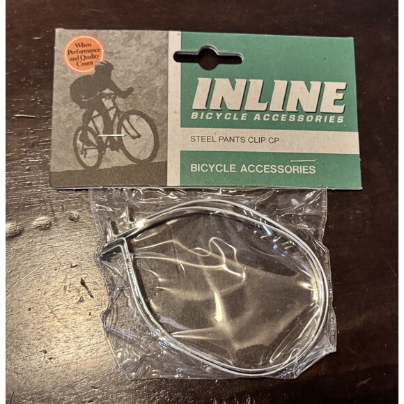 VINTAGE TAIWAN Inline Bicycle Accessories Steel Pants Clip PC #109858 - Picture 2 of 5